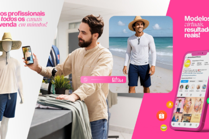 Com o FotoModel, você cria imagens de pré-venda com modelos virtuais realistas, antes mesmo de produzir.